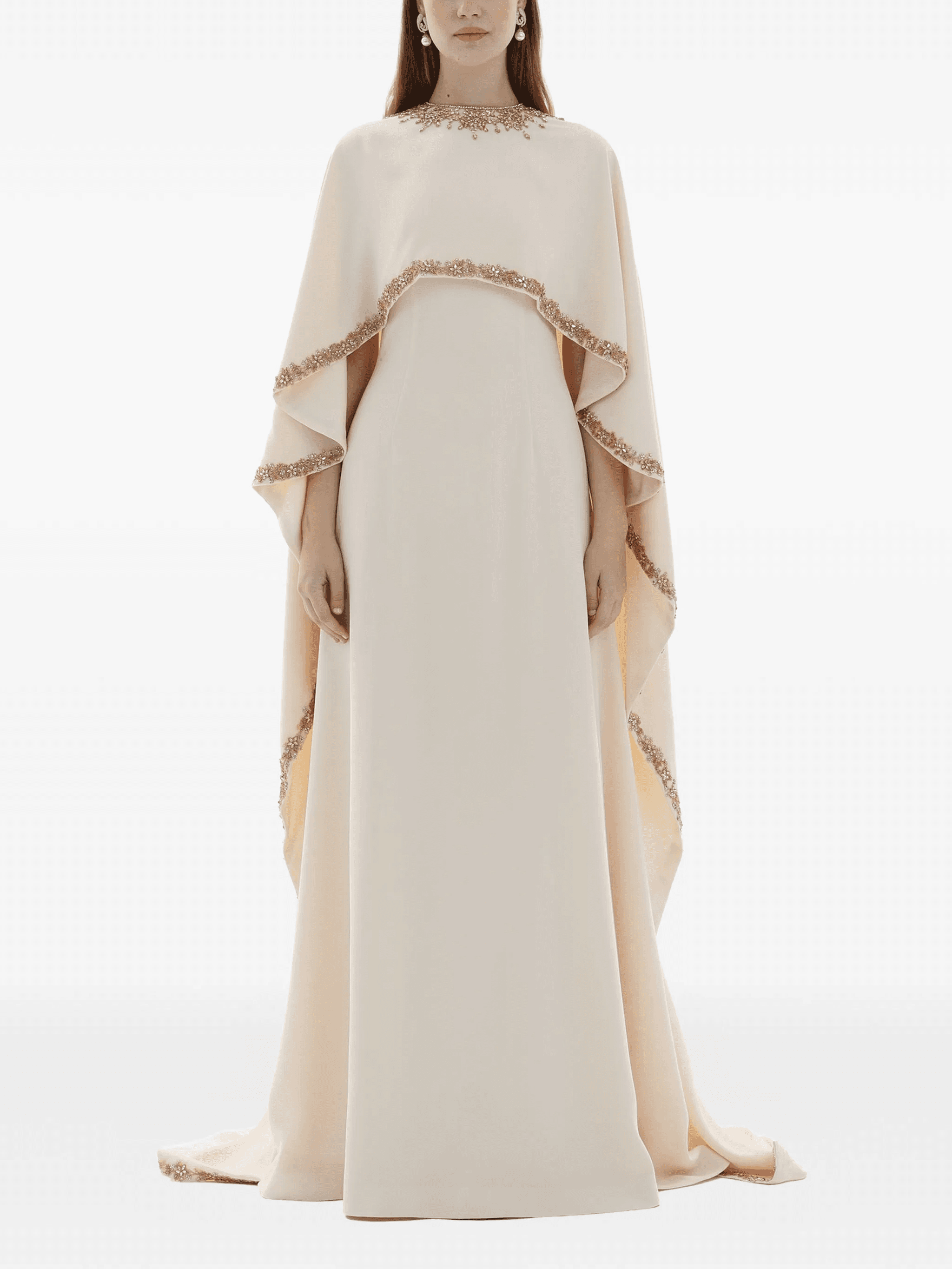 cape maxi dress - Image 1