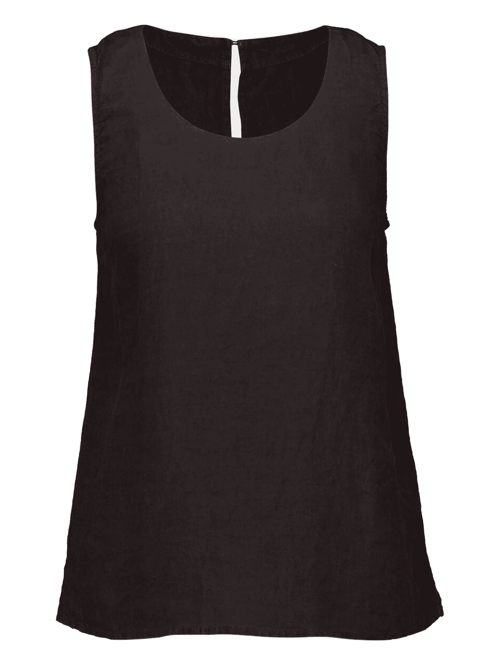 keyhole cut-out sleeveless top - Image 1