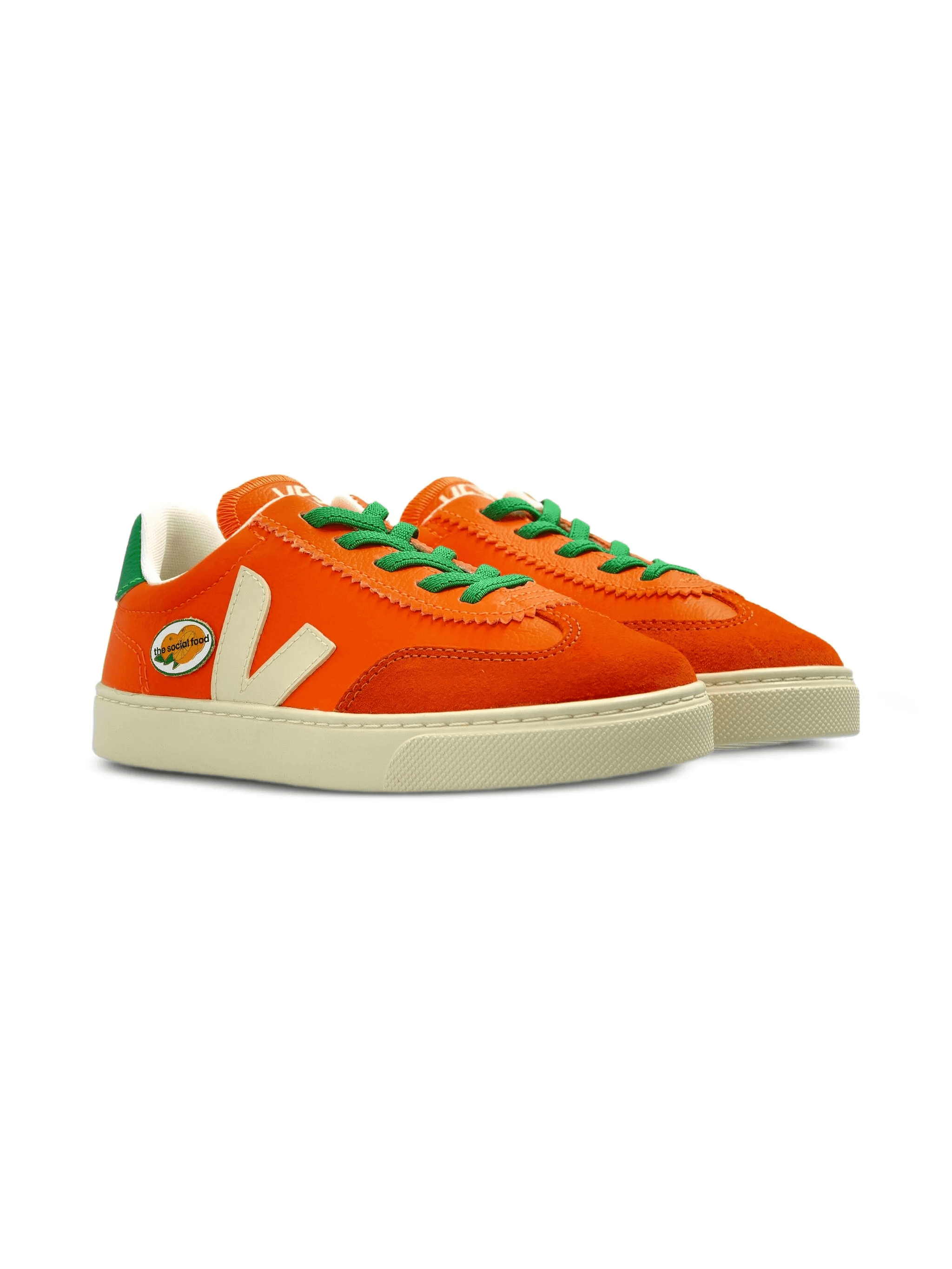 x The Social Food Fury Volley leather sneakers - Image 1