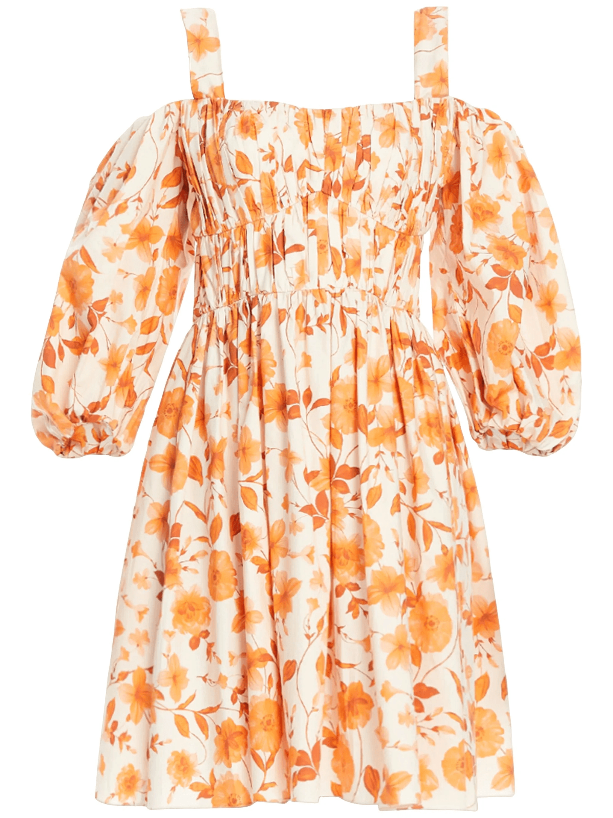 floral-print pleated dress - Image 1
