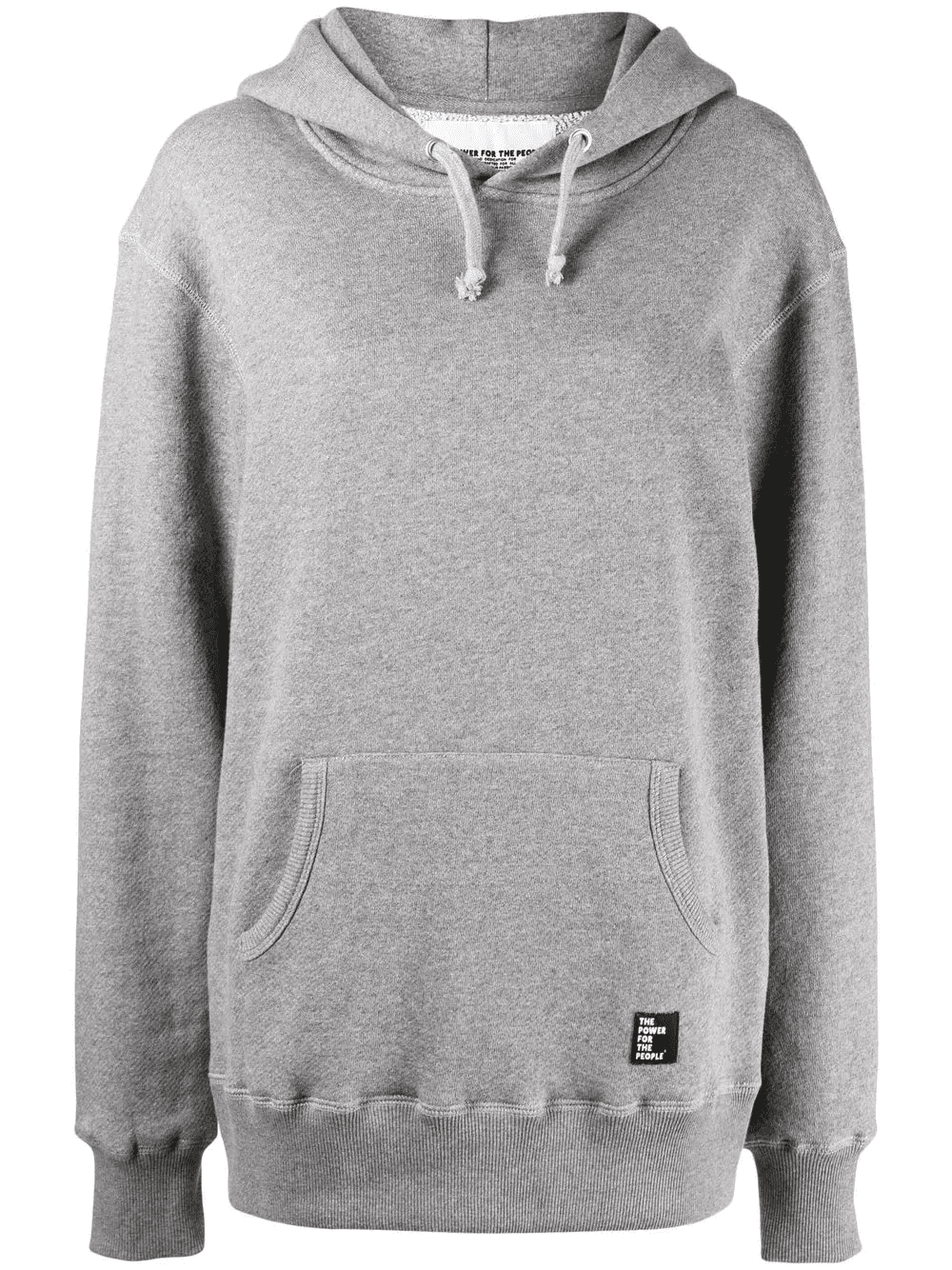 rear logo-print hoodie - Image 1