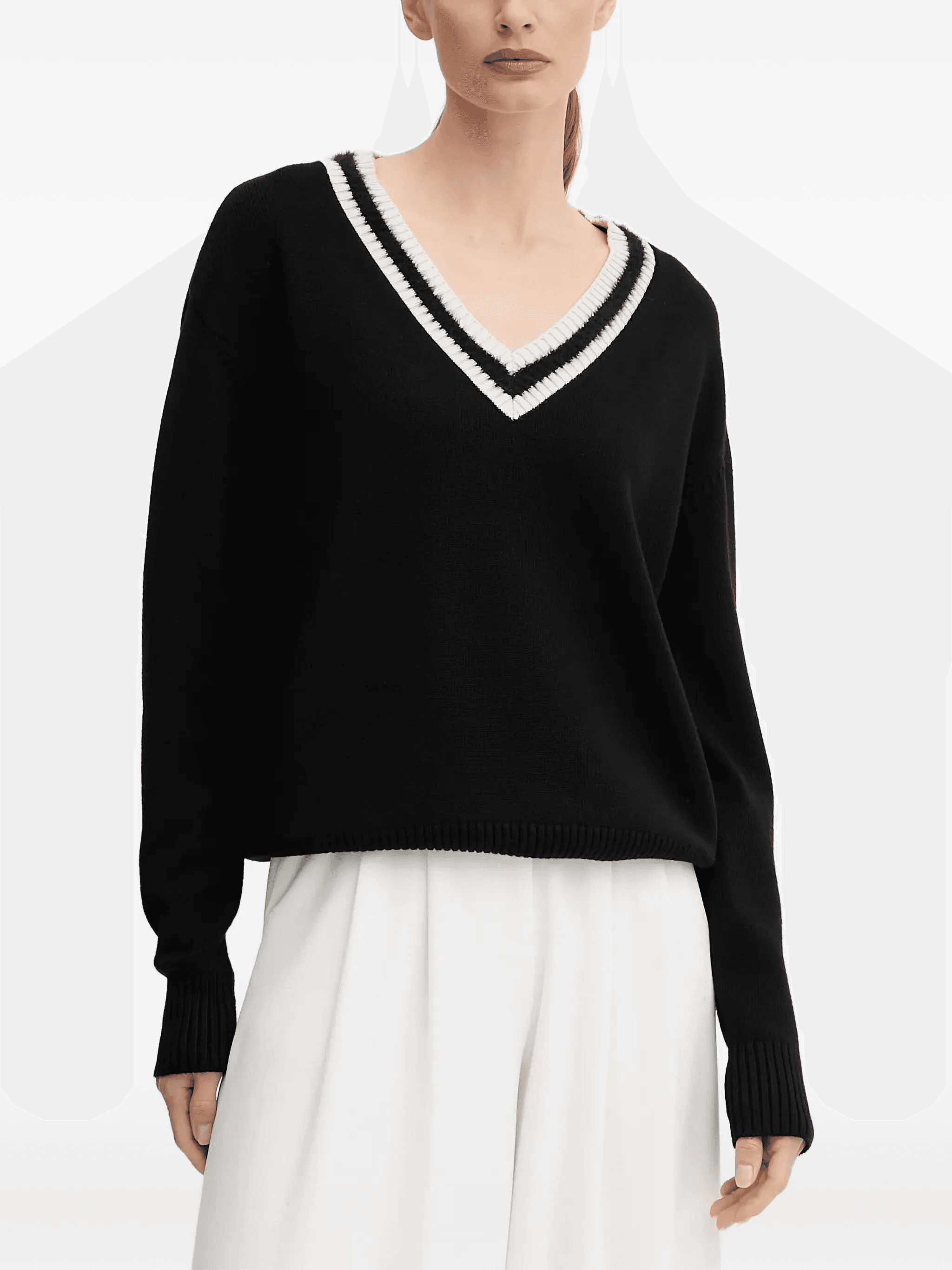 V-neck sweater - Image 1