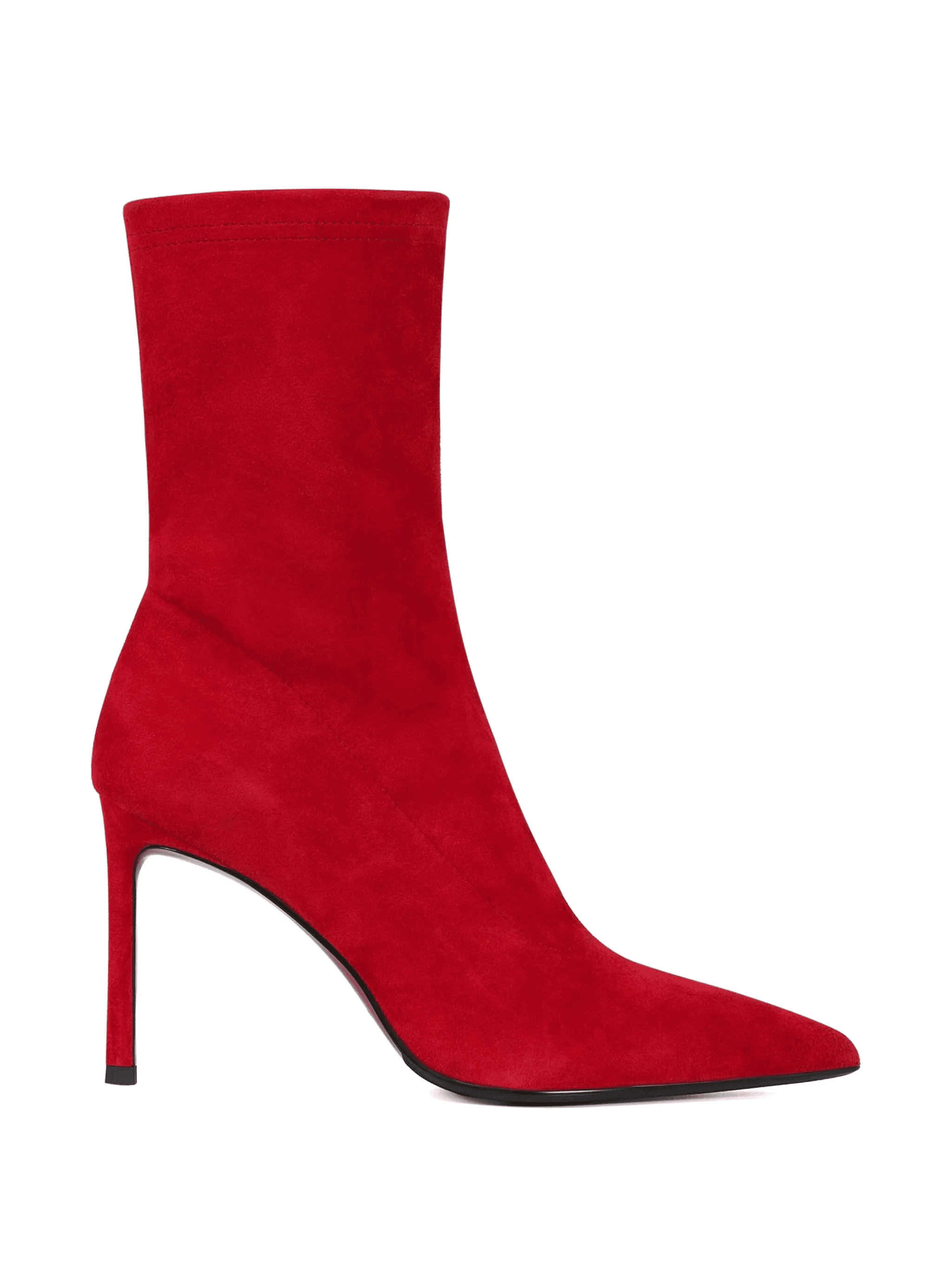pointed suede boots - Image 1