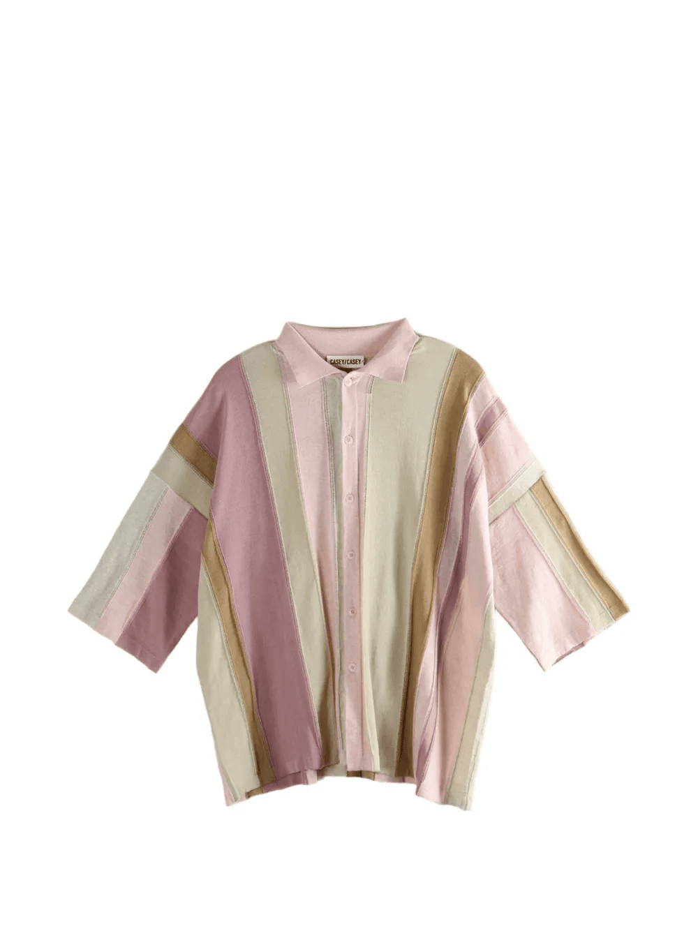 striped buttoned shirt - Image 1