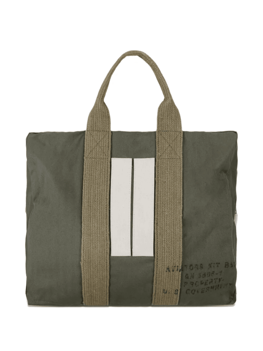 Aviatorbag herringbone zipped travel bag - Image 1