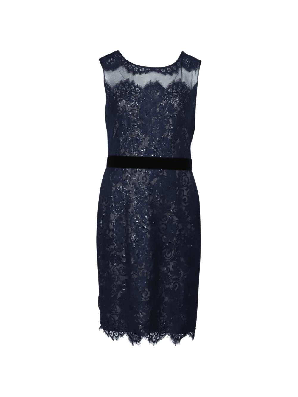 lace-detail midi dress - Image 1