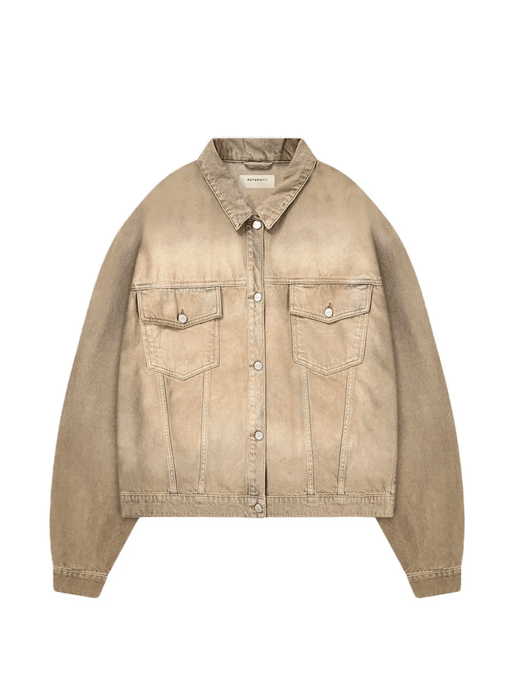 flap-pocket denim jacket - Image 1