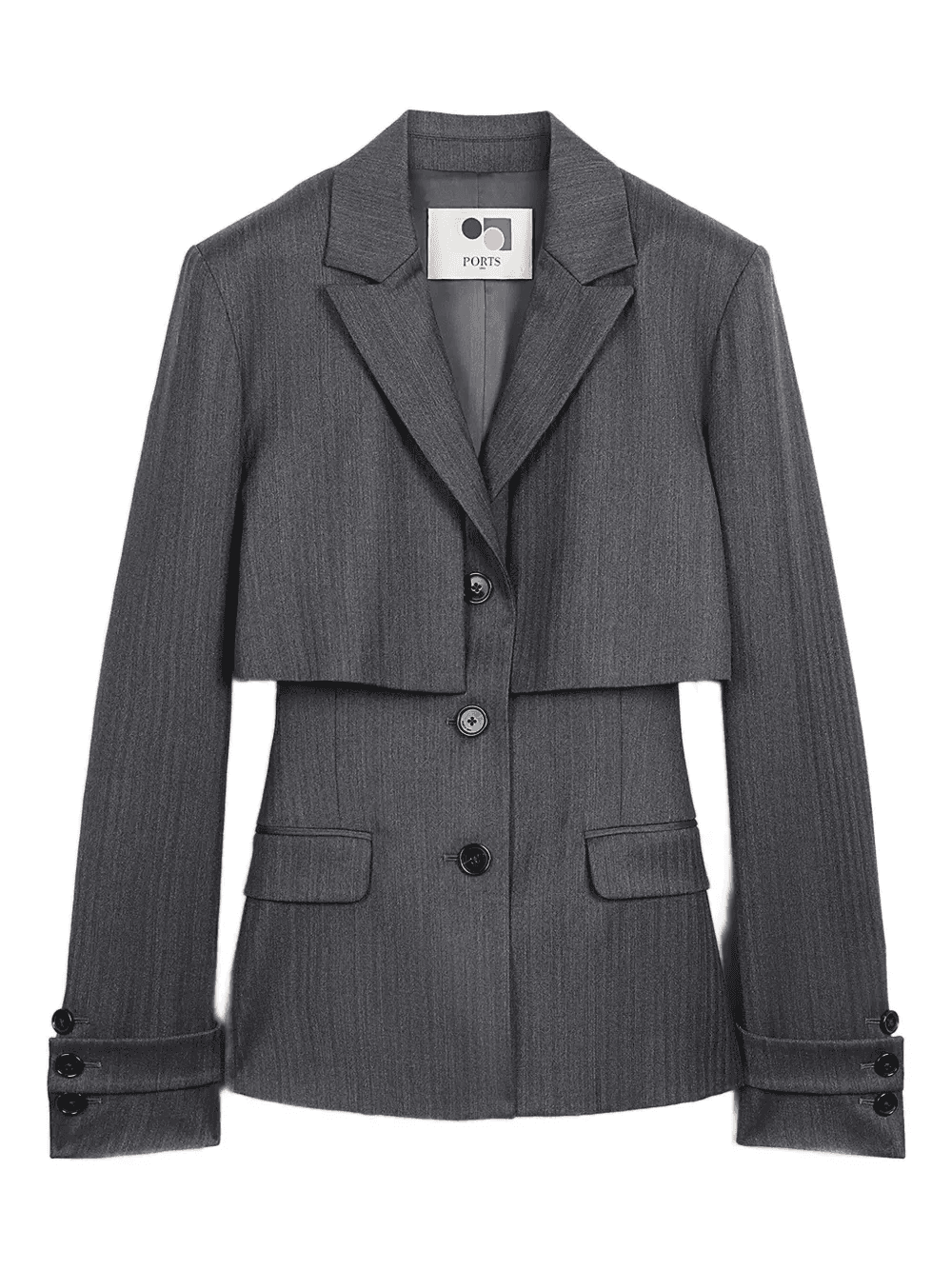 cropped tailored blazer - Image 1