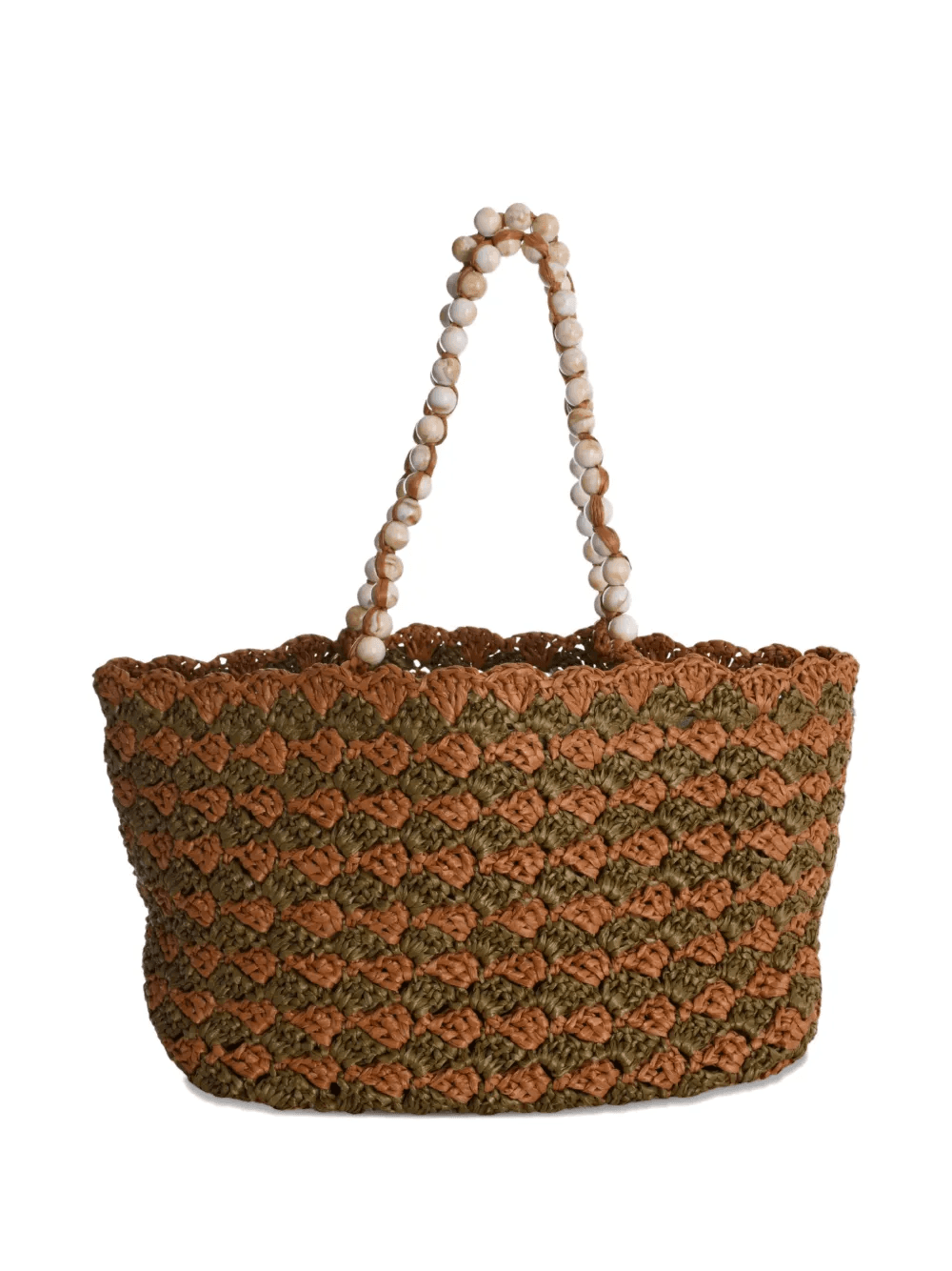 Capri beaded beach bag - Image 1