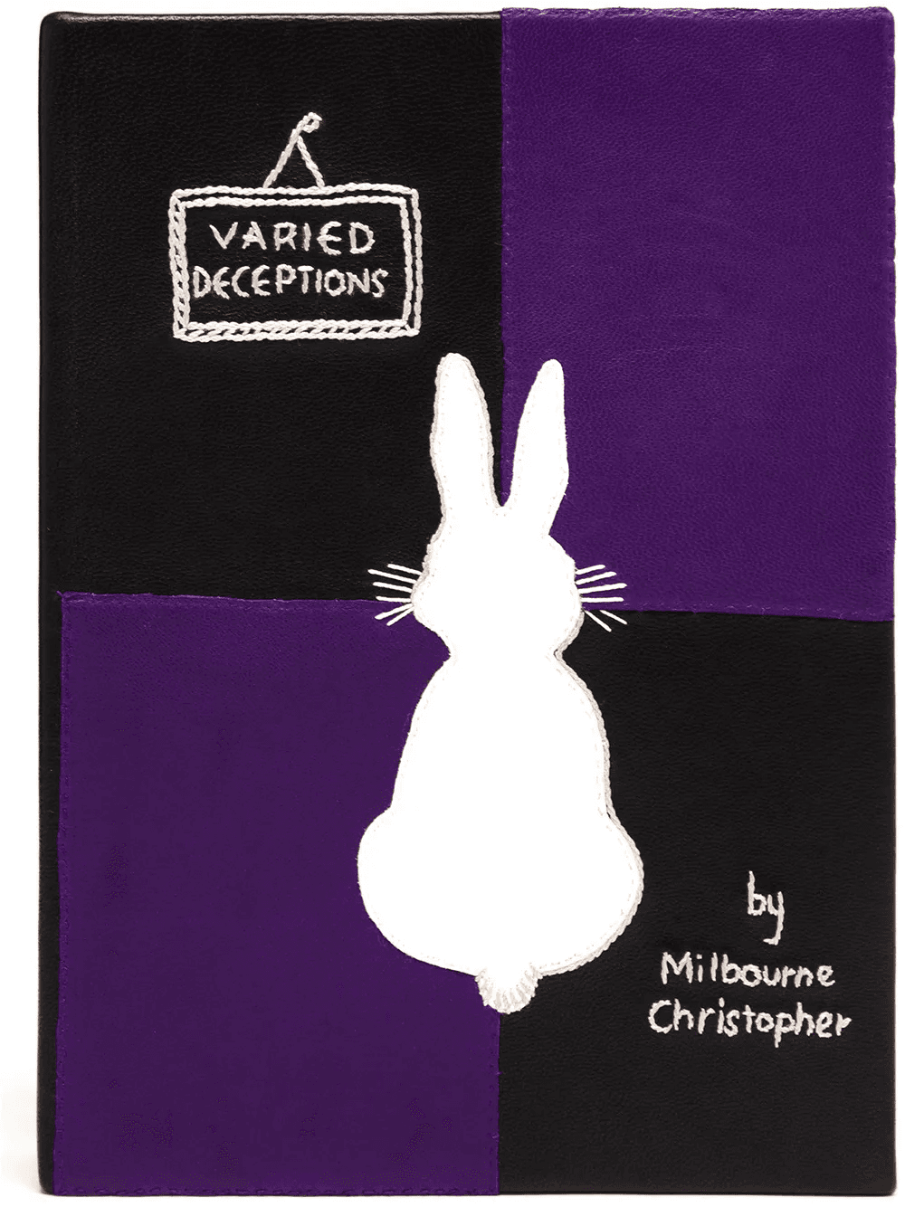 'Varied Deceptions' embroidered clutch - Image 1