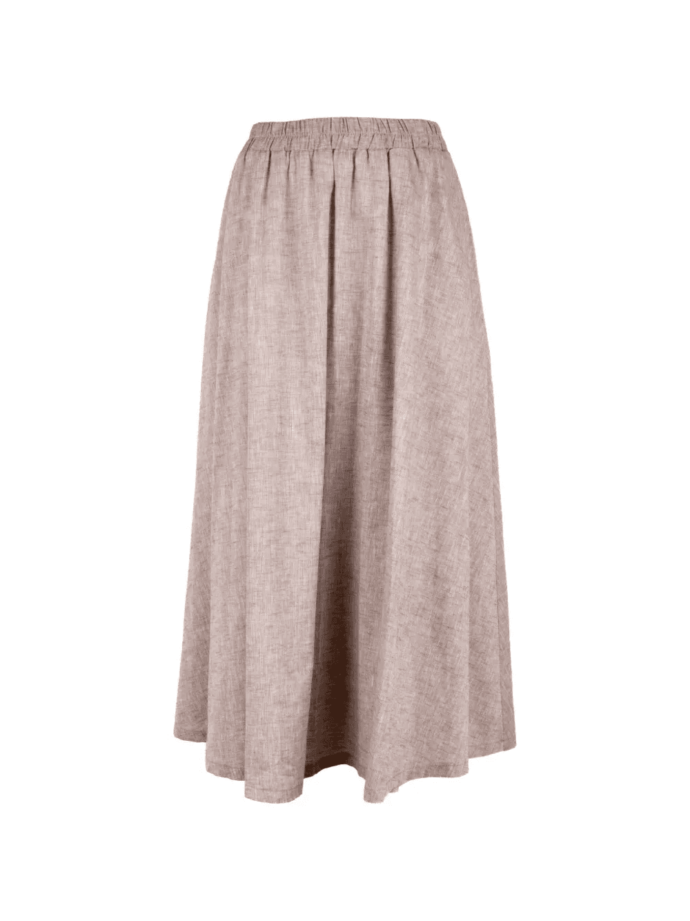 elasticated-waistband pleated skirt - Image 1