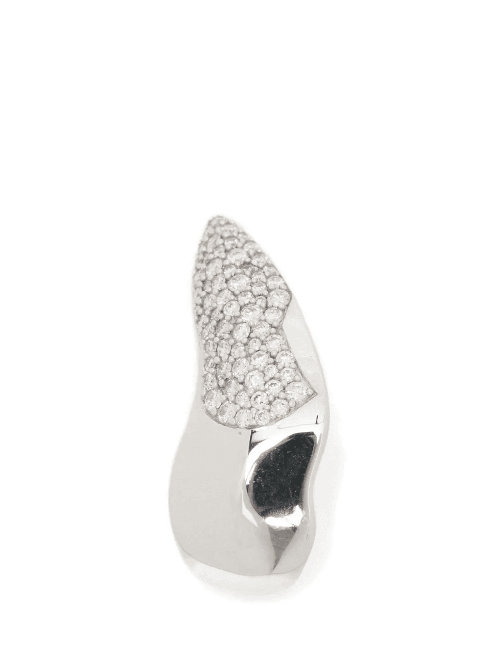 large shark diamond earring - Image 1