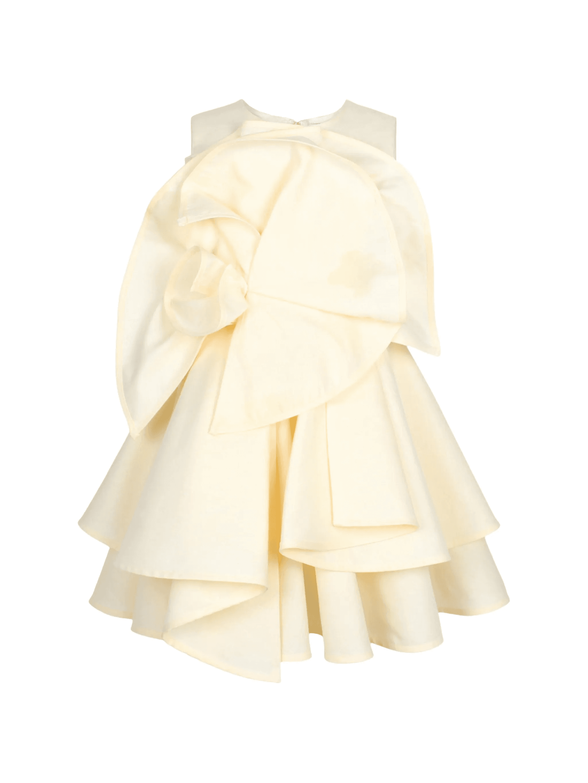 flower-ruffle dress - Image 1