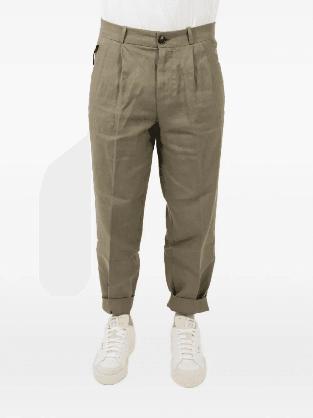 Lin pleated trousers - Image 1