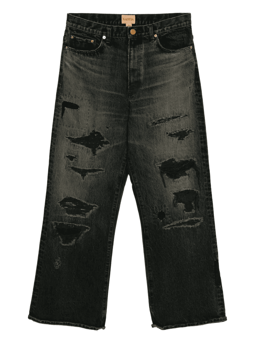 distressed denim jeans - Image 1