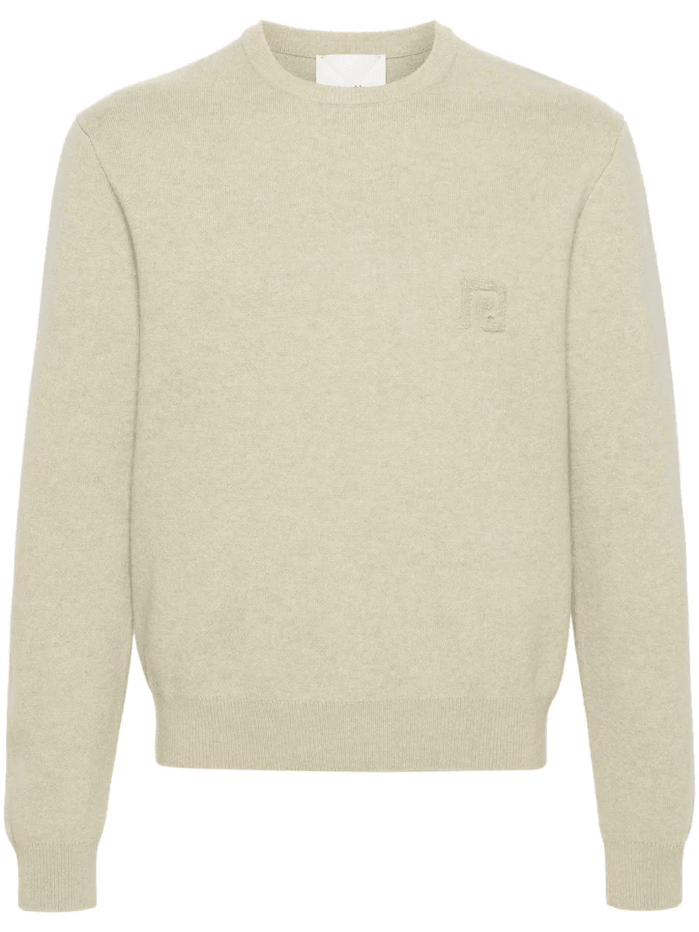 logo-embroidered merino jumper - Image 1