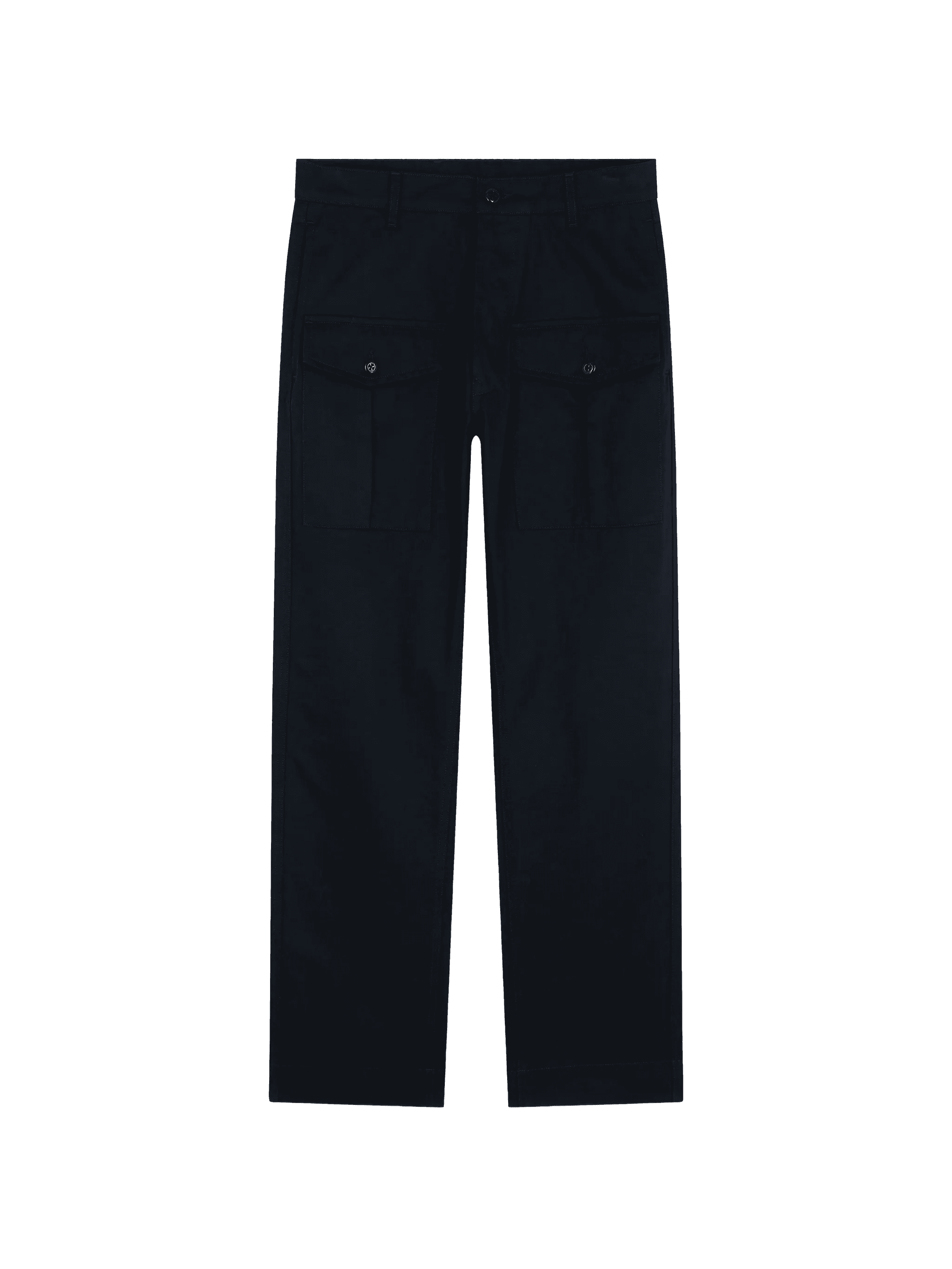cotton straight-leg trousers - Image 1