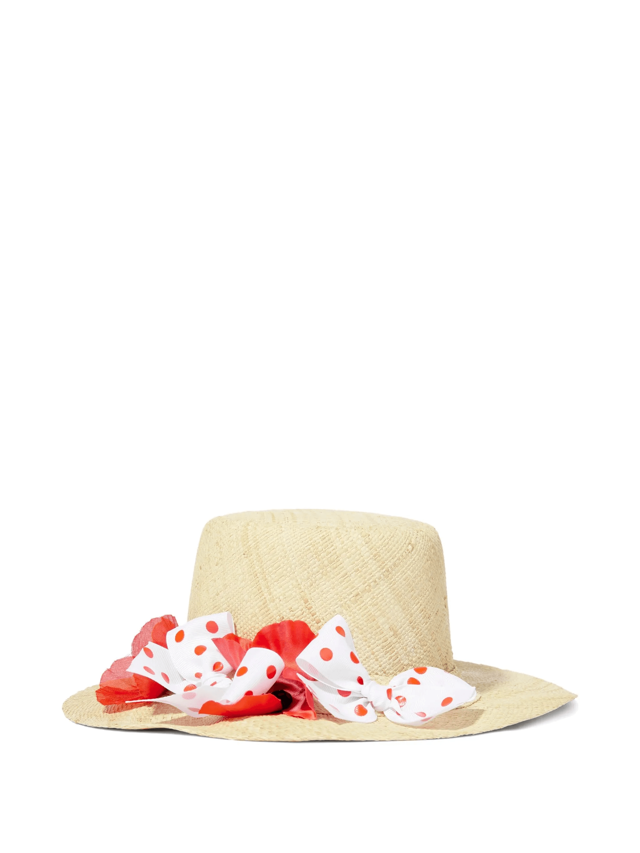 bow straw hat - Image 1