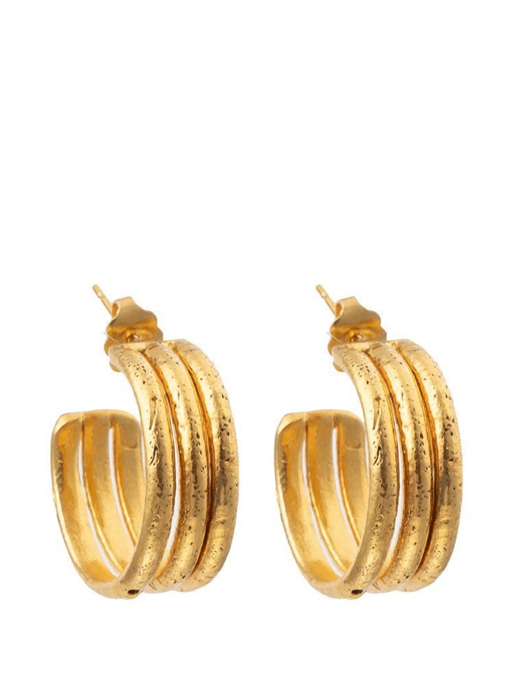 triple-hoop earrings - Image 1