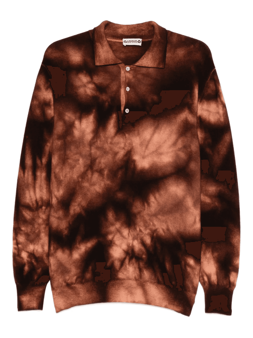 tie-dye collared sweater - Image 1