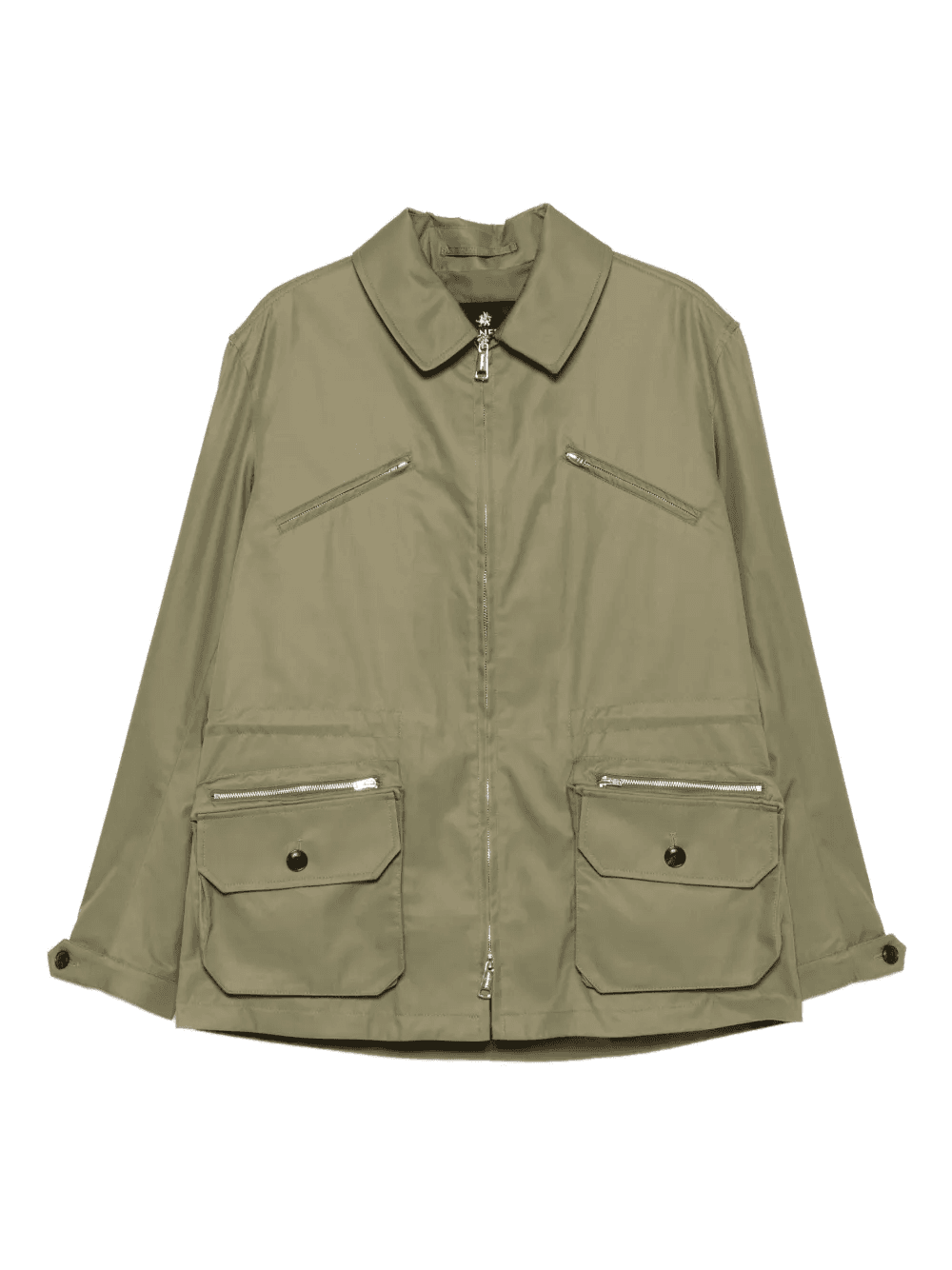 zip-fastening flap-pocket jacket - Image 1