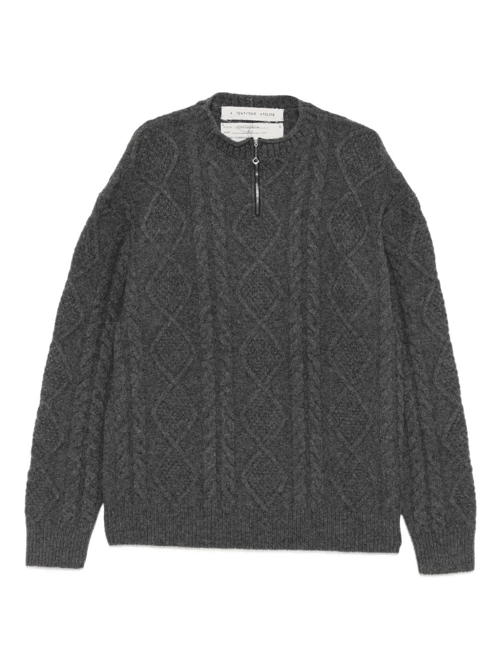 cable knit sweater - Image 1