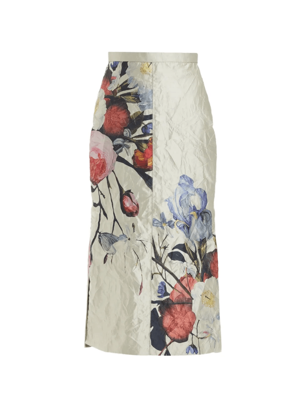 floral midi pencil skirt - Image 1