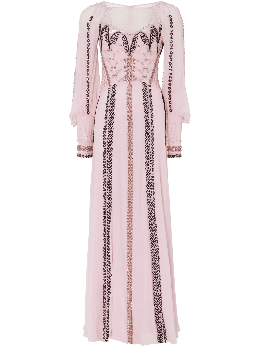 long-sleeve maxi dress - Image 1