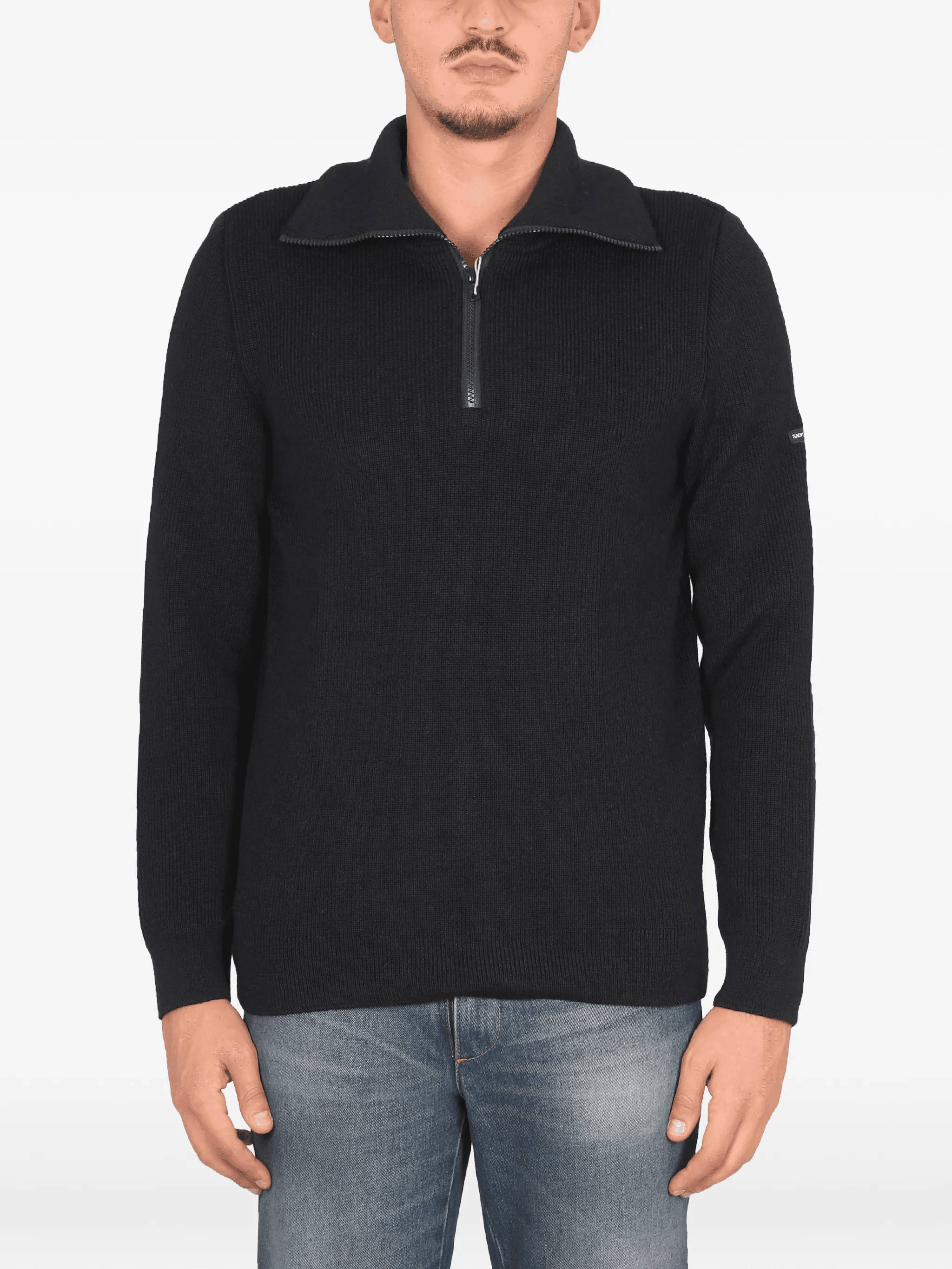 zip-collar sweater - Image 1