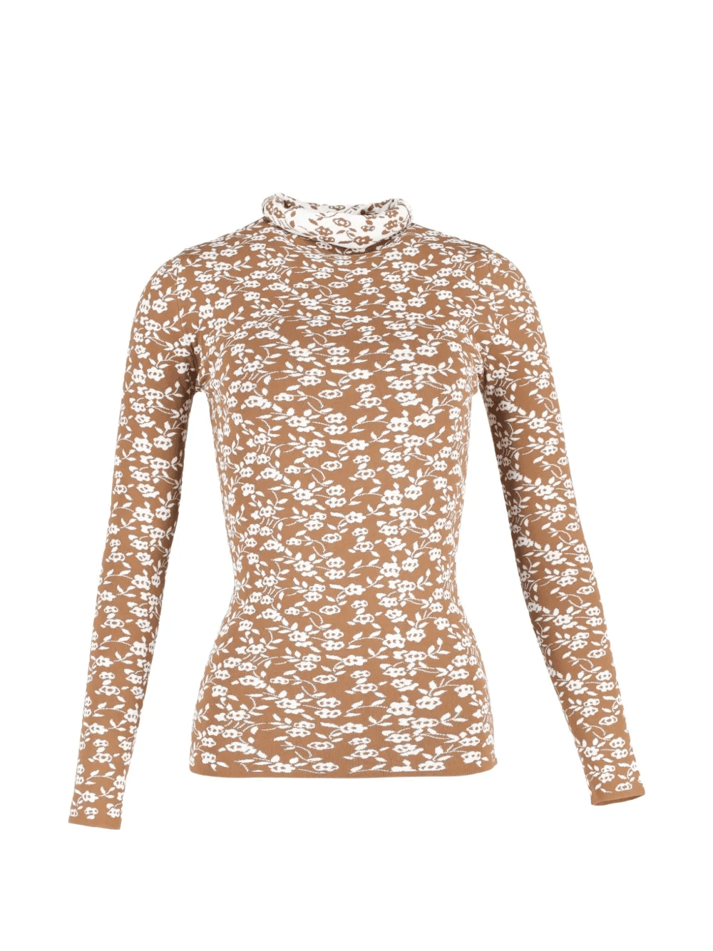 printed long-sleeve top - Image 1