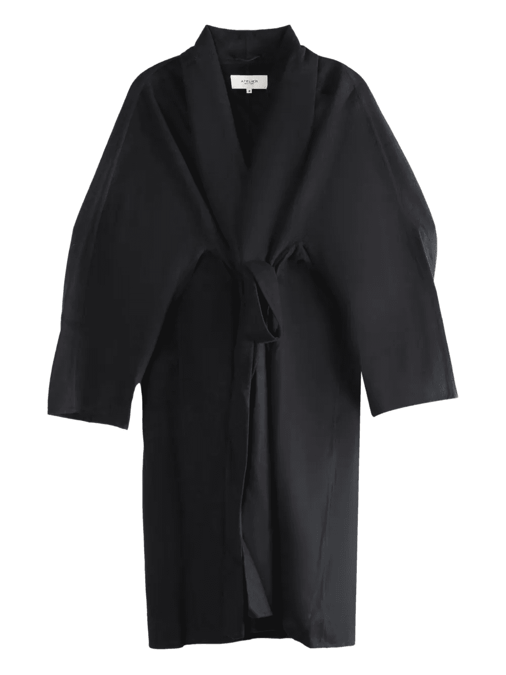 tie-waist coat - Image 1