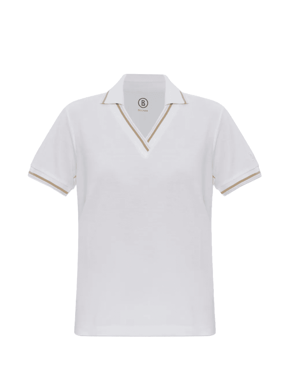 Jula striped V-neck T-shirt - Image 1