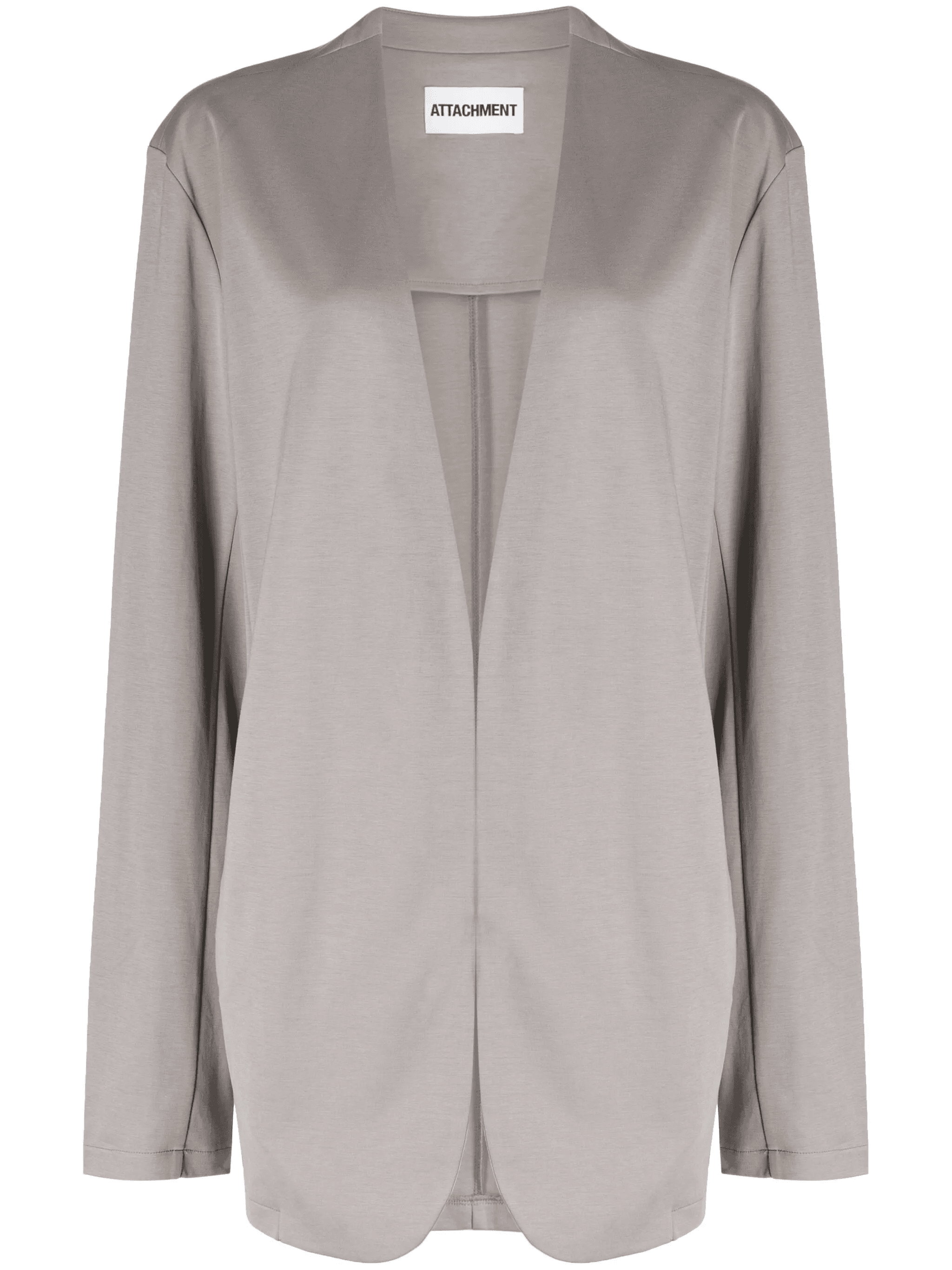 V-neck cotton blazer - Image 1