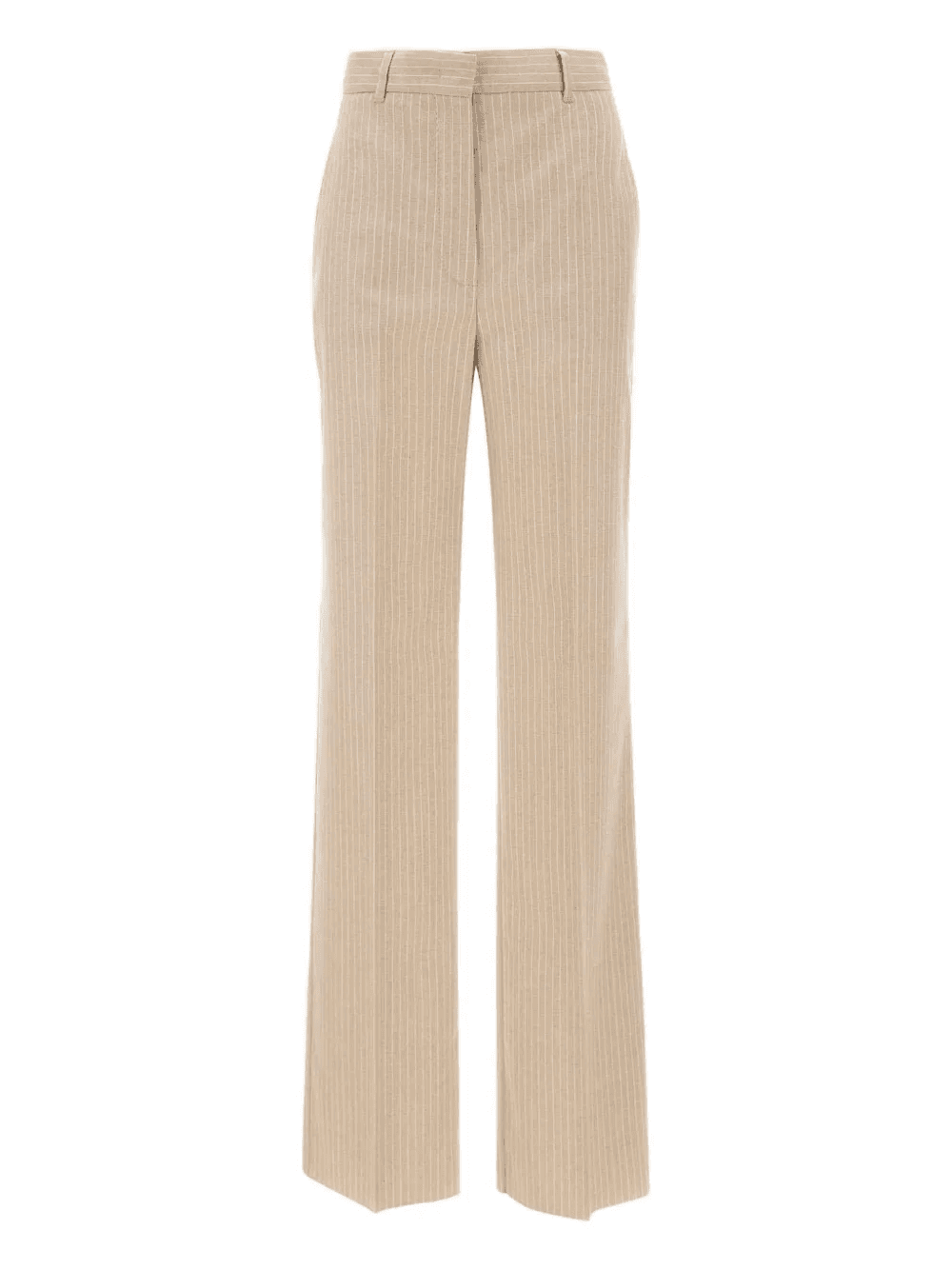 pinstripe pleated trousers - Image 1