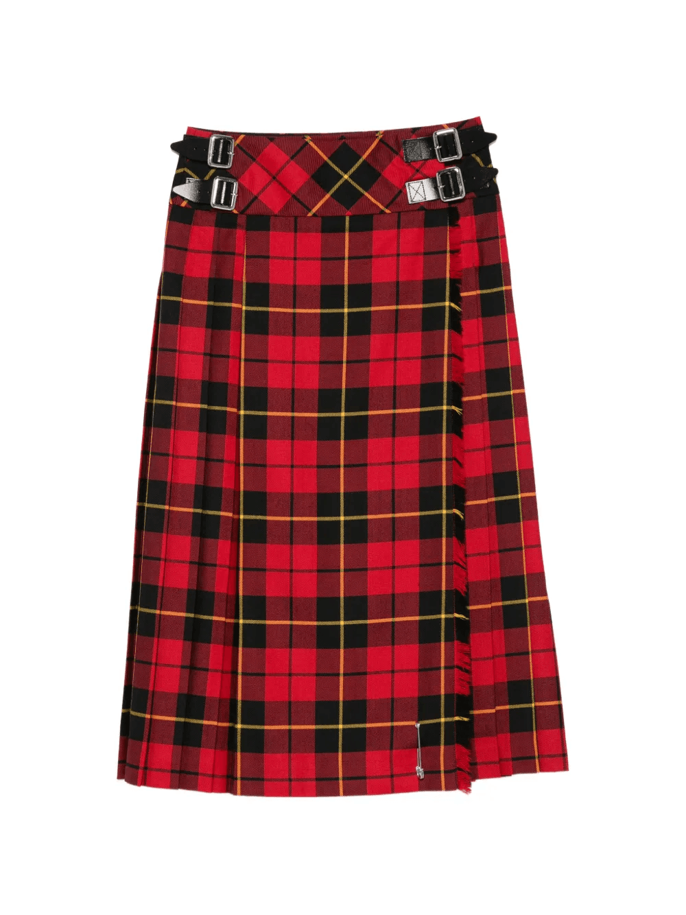 buckle tartan skirt - Image 1