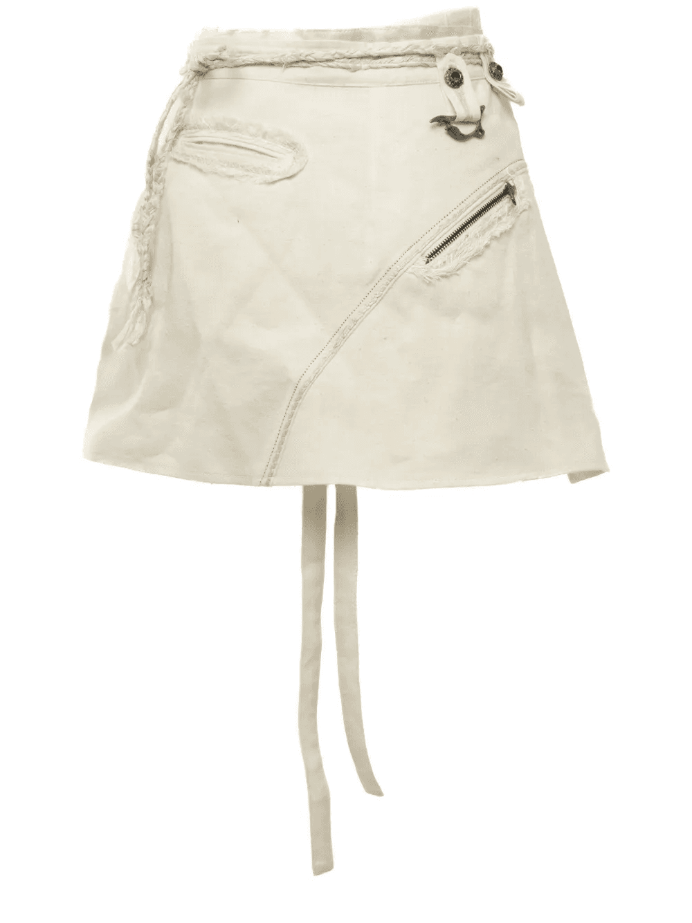 pleated wrap skirt - Image 1