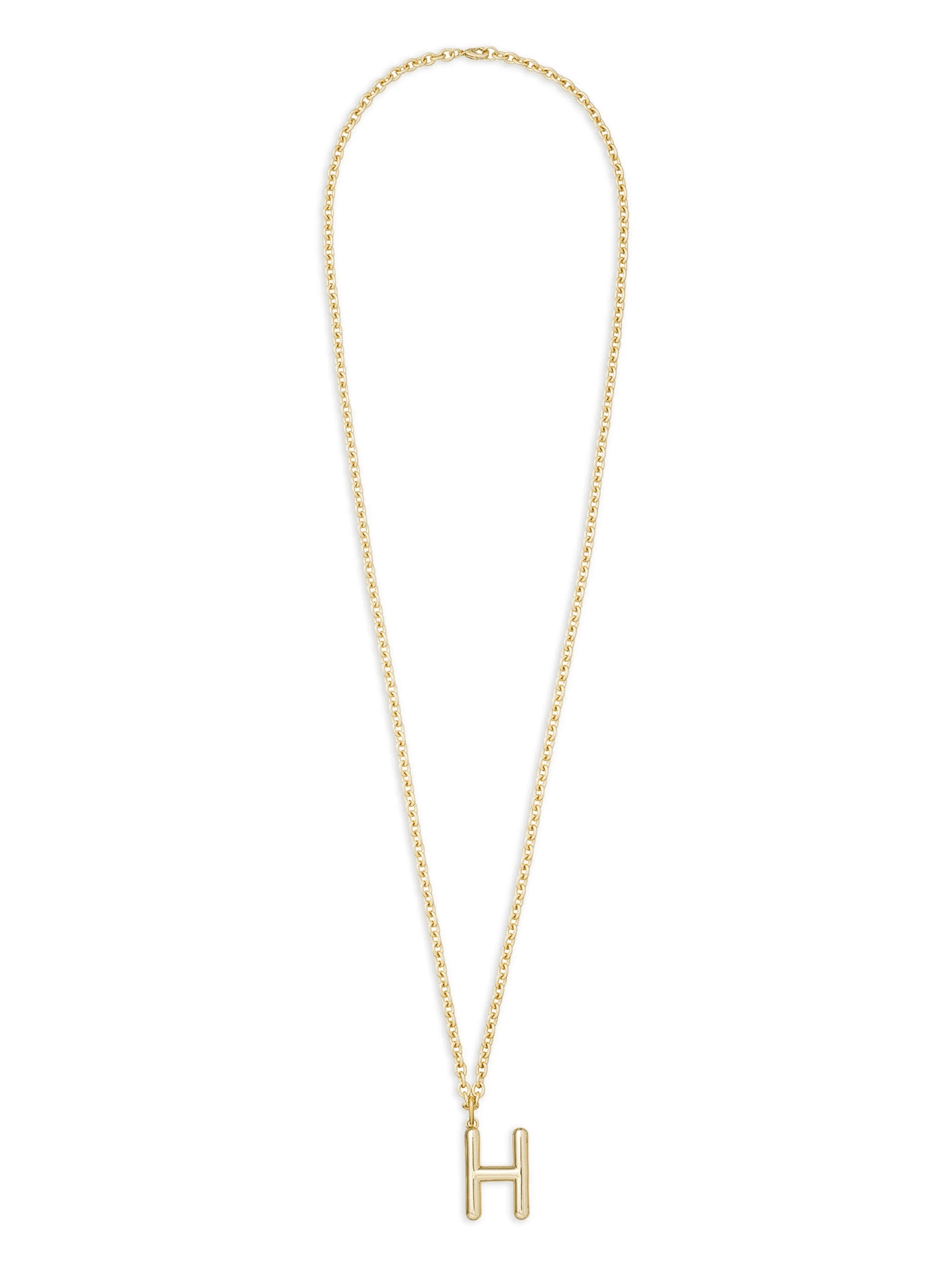 Big Puffy Initial necklace - Image 1