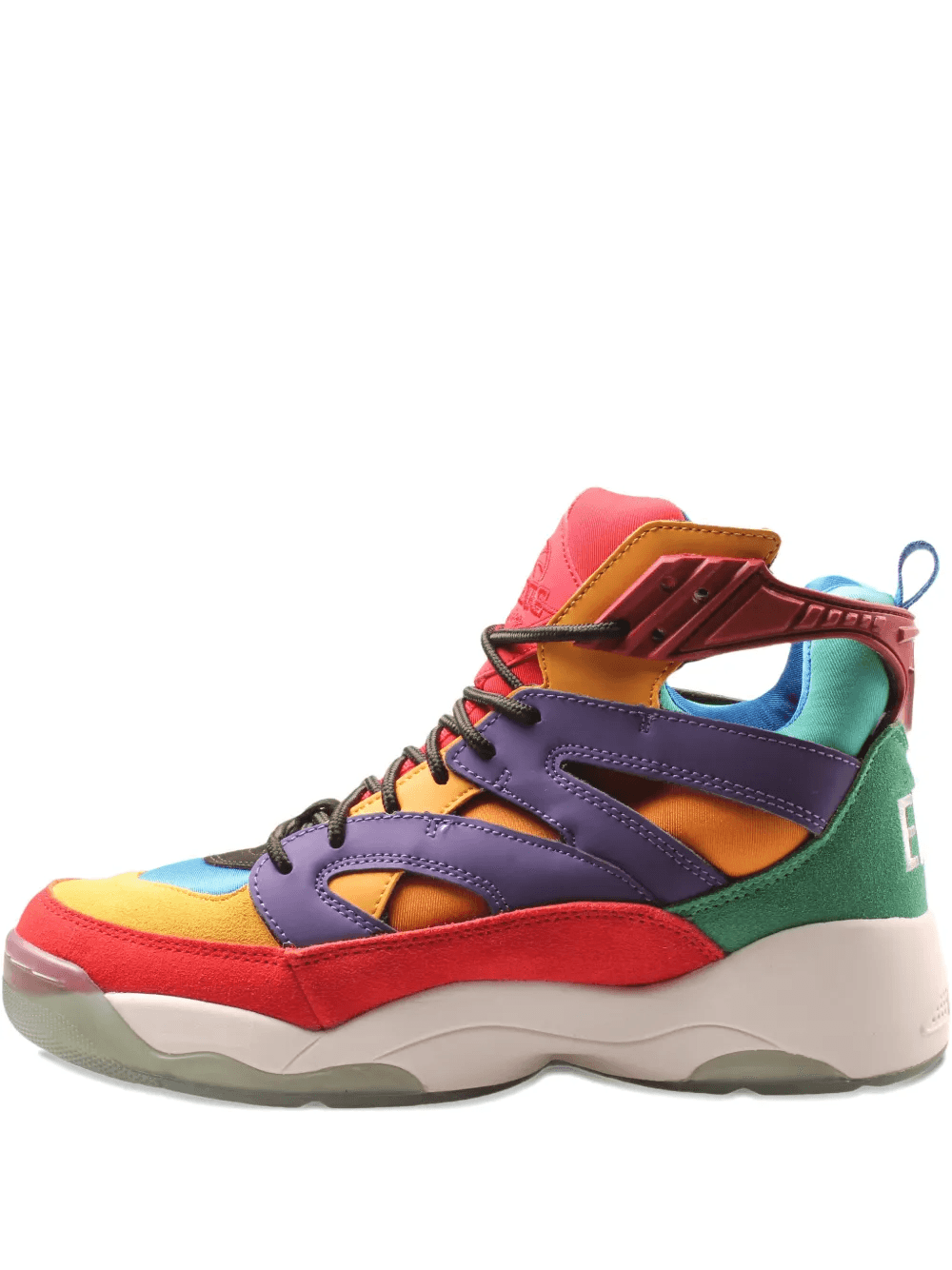 multicoloured cut-out trainers - Image 1
