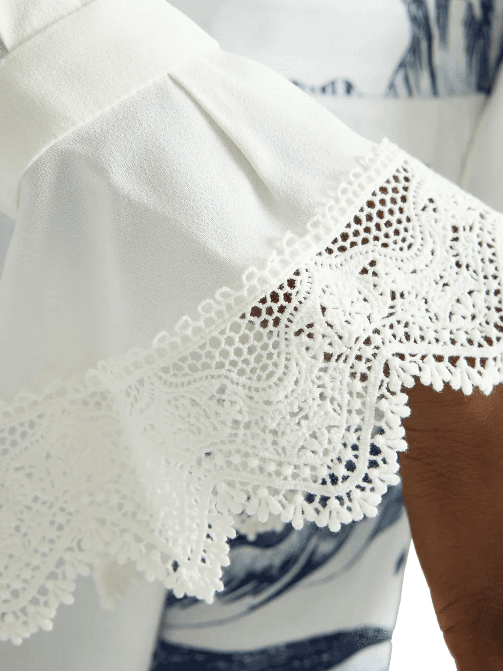 ruffled lace shirt - Image 1