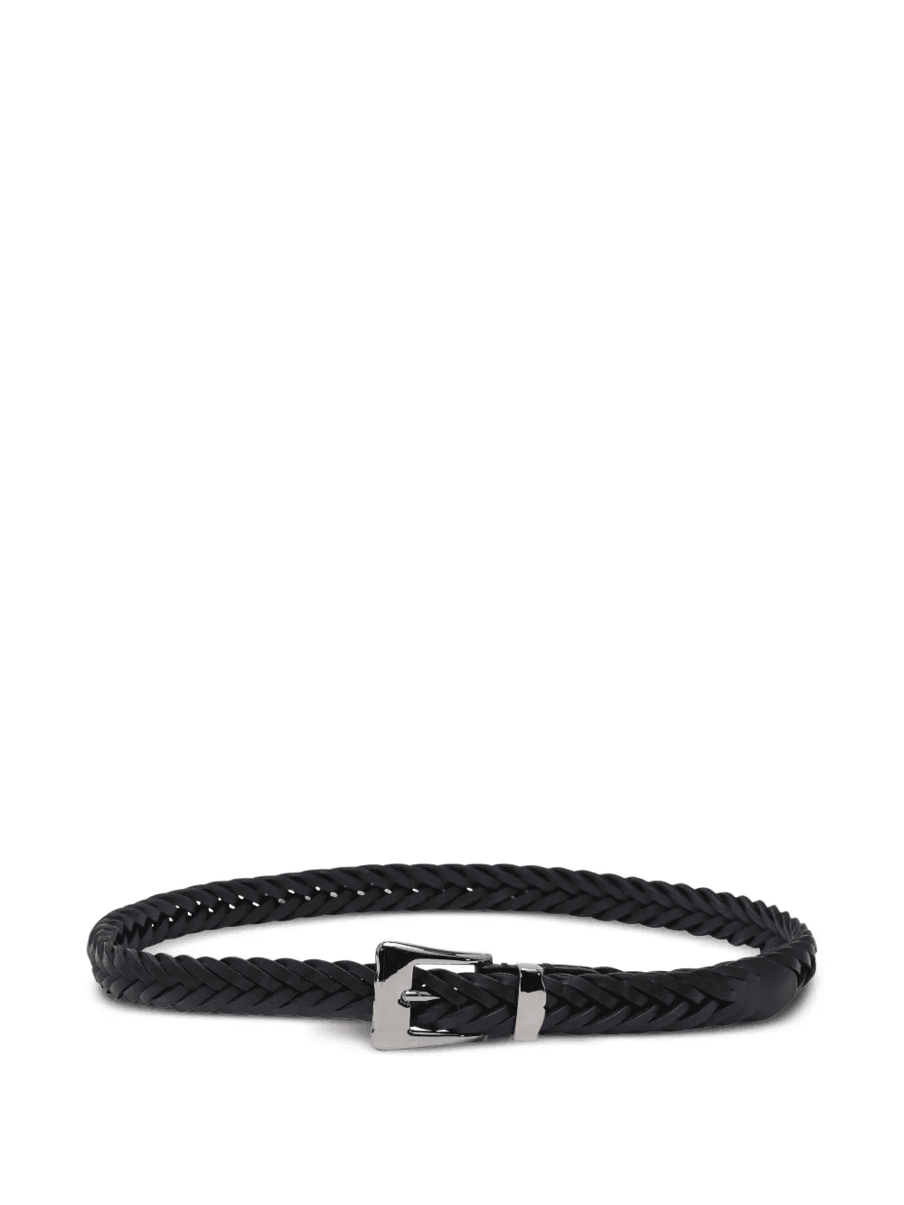 braided leather belt - Image 1