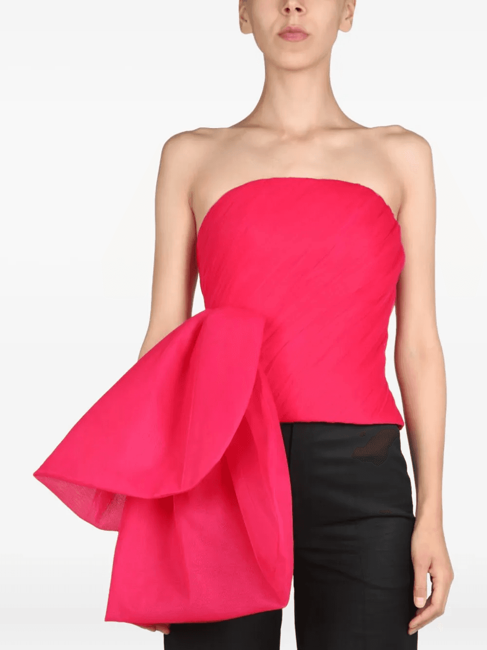 bow strapless top - Image 1