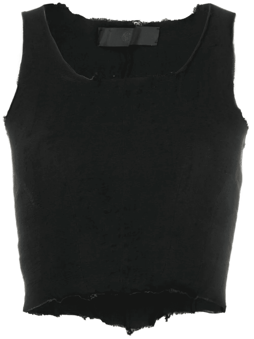 raw-edge cropped top - Image 1