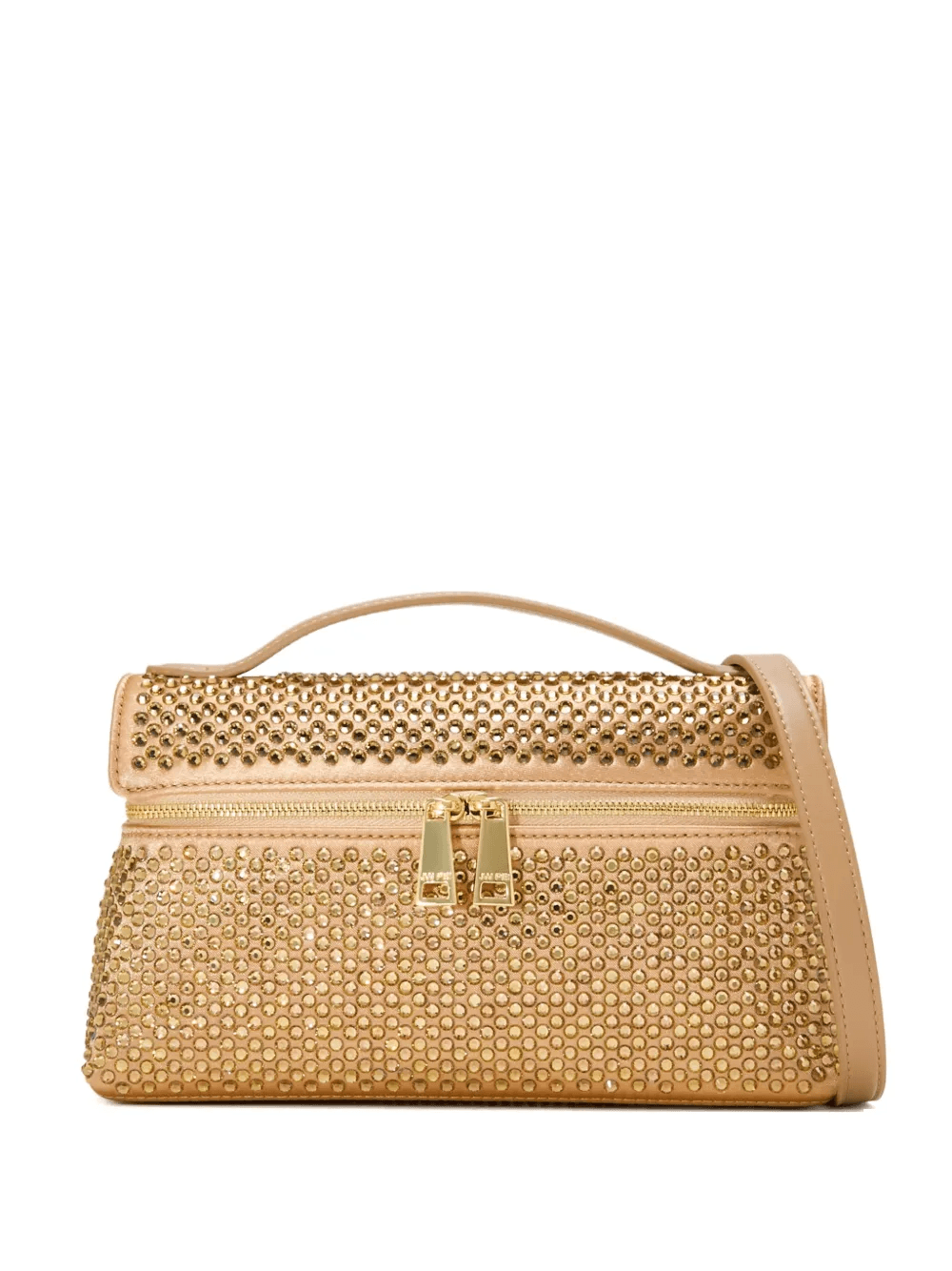 Thea crystal-embellished top-handle bag - Image 1