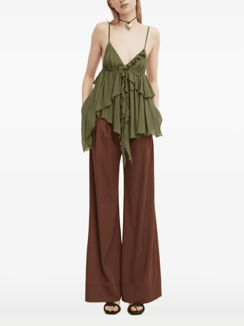 ruffled asymmetric top - Image 1