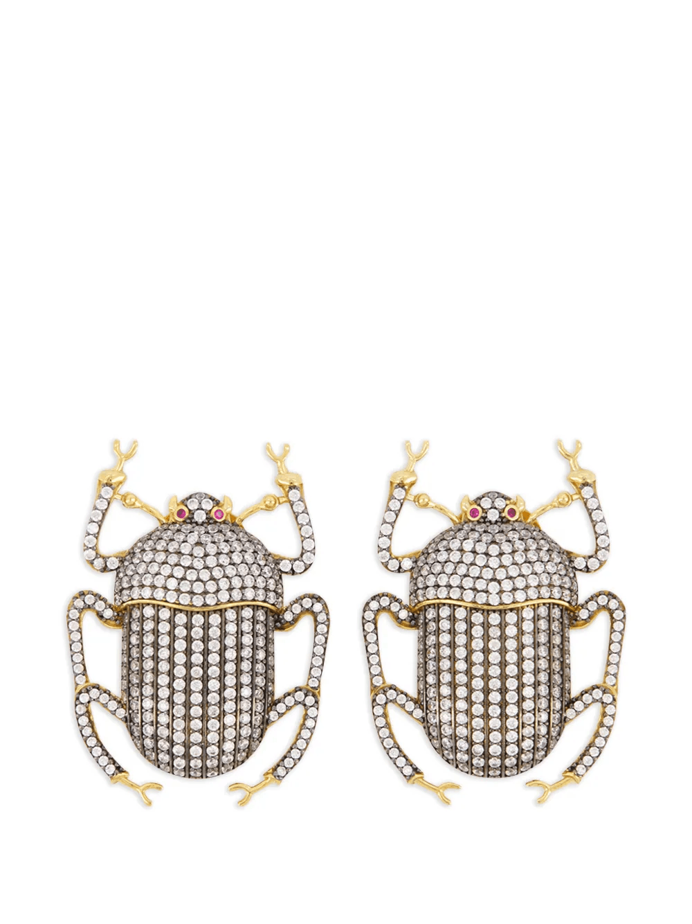 crystal pharaoh earrings - Image 1