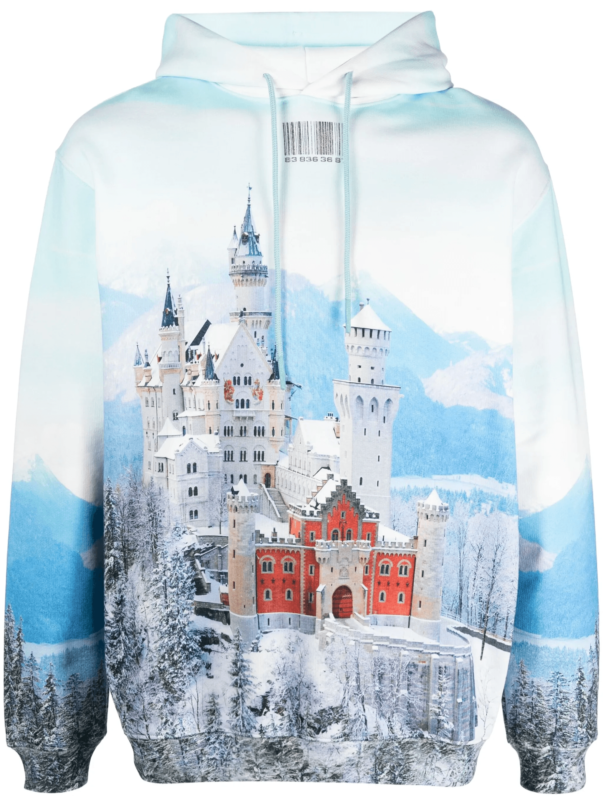 Neuschwanstein Winter long-sleeve hoodie - Image 1