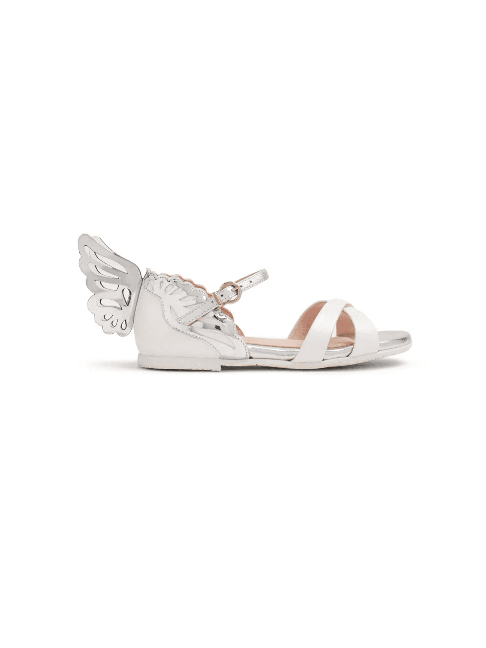 Evangeline Mini patch-detail leather sandals - Image 1