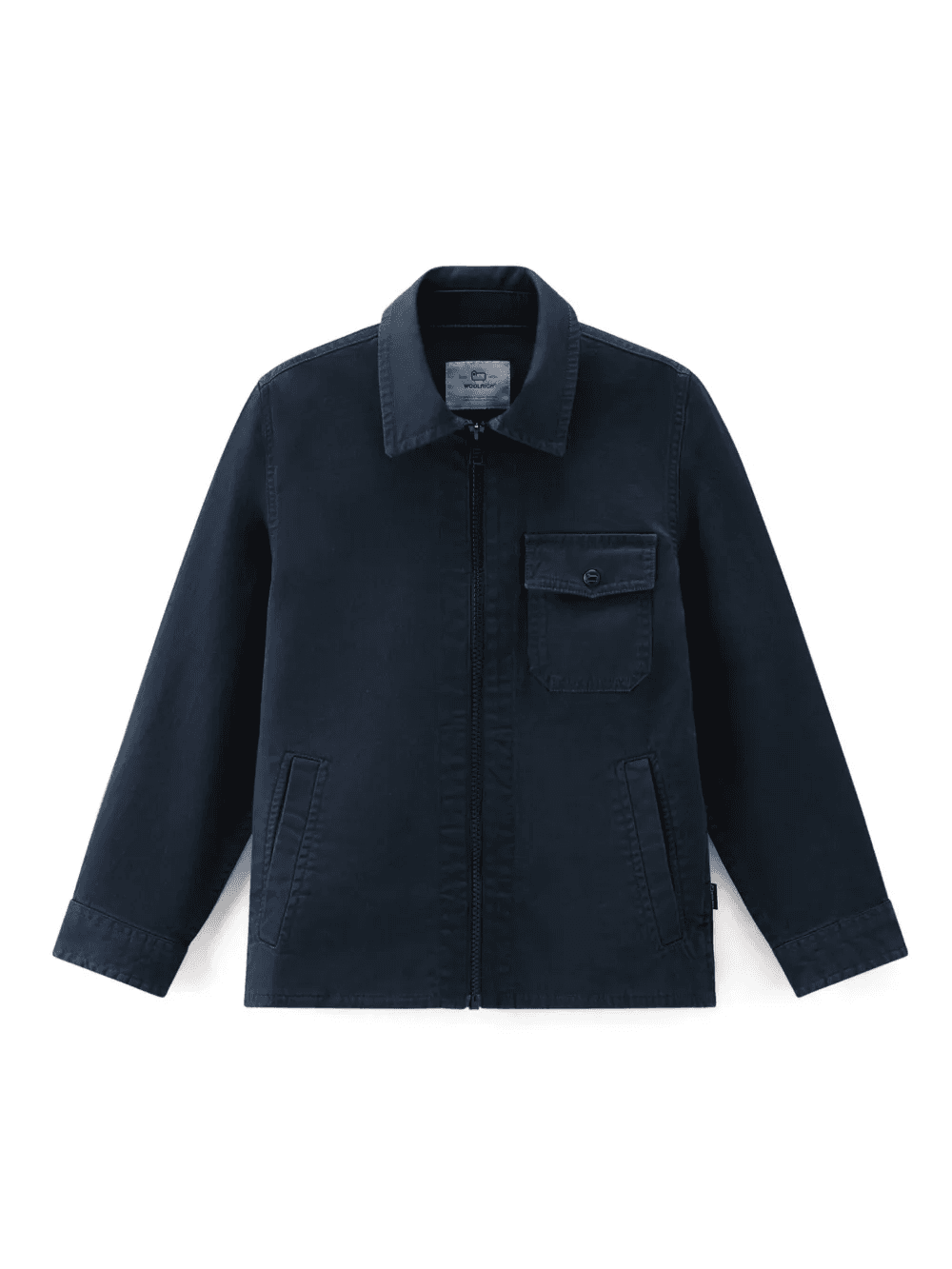 zip-up long-sleeve shirt - Image 1