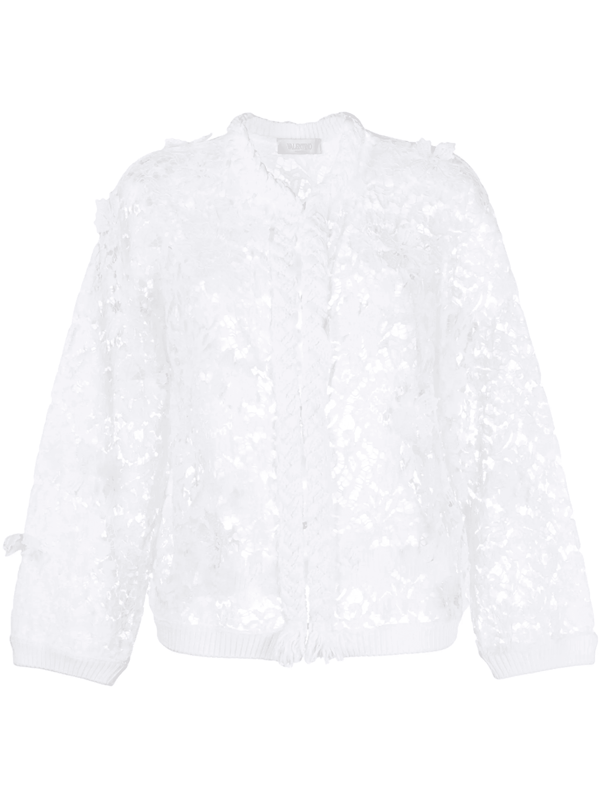 floral lace cardigan - Image 1