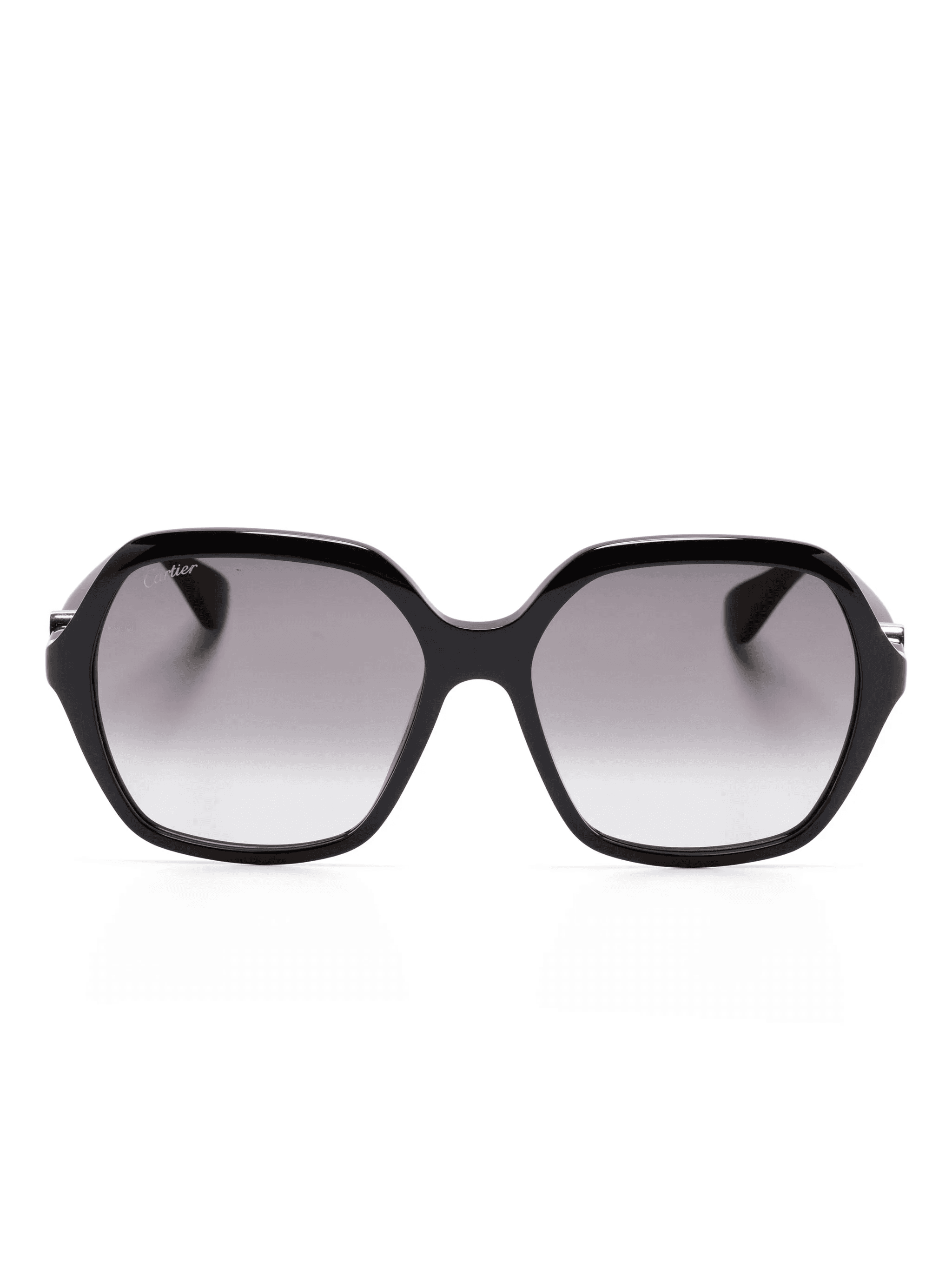 geometric-frame sunglasses - Image 1